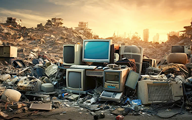 Ces ordinateurs de seconde main arrivent sur le marché en étant déjà des déchets ./Dr