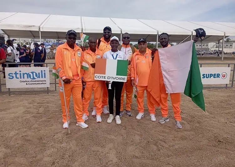 La Côte d’Ivoire, championne du monde de pétanque.